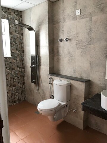 Bathroom in 3 BHK Apartment at Sushma Chandigarh Grande, Lohgarh – for Rent