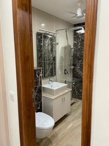 Bathroom in 3 BHK Builder Floor at Uppal Southend, Sector 49 – for Sale