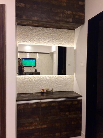 Bathroom in 2 BHK Apartment at Dhanori – for Rent