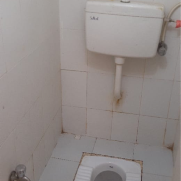 Bathroom in 1 BHK Apartment at Green Park CHS Pimpri, Pimpri – for Rent