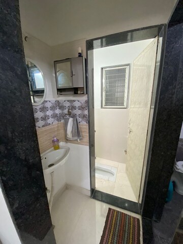Bathroom in 2 BHK Apartment at Dhanori – for Rent