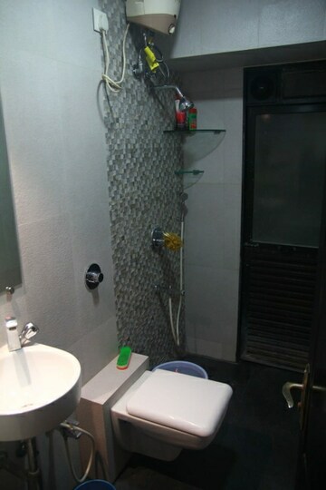Bathroom in 1 BHK Apartment at MAYFAIR SYMPHONY SPRINGS CHS LTD, Vikhroli West – for Sale