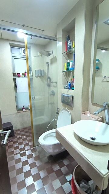 Bathroom in 3 BHK Apartment at Lodha Grandeur, Prabhadevi – for Sale