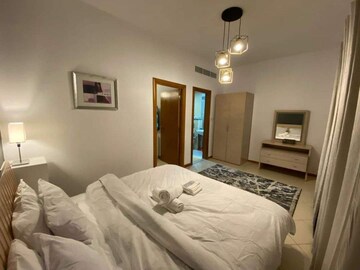 Bedroom in 4 BHK Apartment at SAS Diamond Towers, Financial District – for Sale