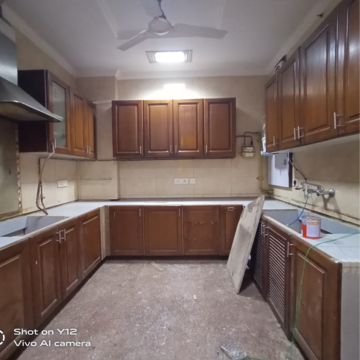 Kitchen in 3 BHK Builder Floor at Greater Kailash I – for Rent