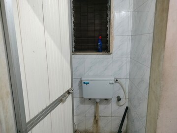 Bathroom in 1 BHK Apartment at River Park Complex, Dahisar East – for Rent
