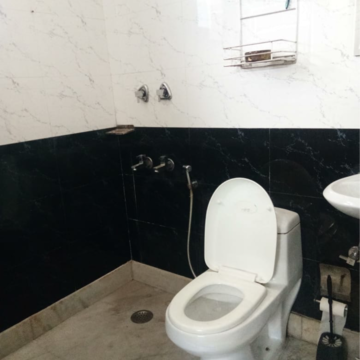 Bathroom in 2 BHK Builder Floor at East Of Kailash – for Rent