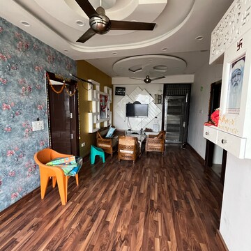 Living Room in 2.5 BHK Apartment at Raj Nagar Extension – for Rent