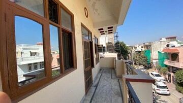 Balcony in 3 BHK Apartment at Patel Nagar Society, Sector 15 – for Rent