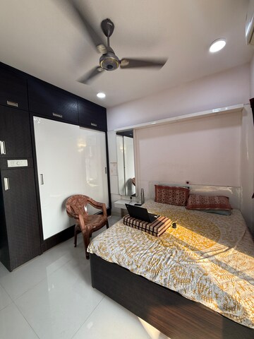 Master Bedroom in 1 BHK Apartment at Sk Imperial Heights, Mira Road – for Sale