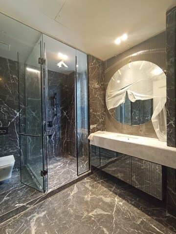 Bathroom in 4 BHK Builder Floor at Greater Kailash I – for Rent