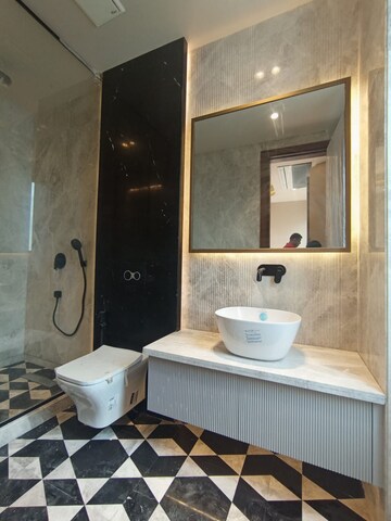 Bathroom in 4 BHK Builder Floor at Greater Kailash I – for Rent