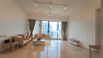 Living Room in 4 BHK Apartment at Rustomjee Crown, Prabhadevi – for Rent