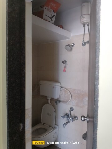 Bathroom in 1 BHK Apartment at Veena Dynasty, Vasai East – for Rent
