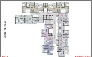 Floor Plan in 3 BHK Apartment at Khanda Colony – for Sale