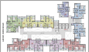 Floor Plan in 3 BHK Apartment at Khanda Colony – for Sale