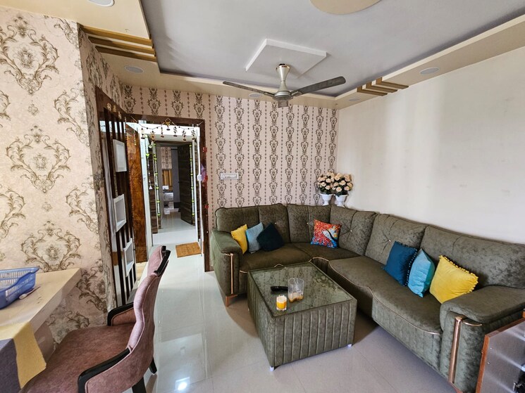 Living Room, veena-dynasty 2 Bedroom 925 Sq.Ft. Apartment In Vasai East Palghar 8056986
