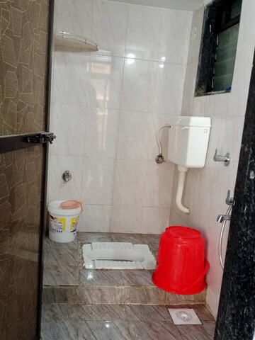 Bathroom in 1 BHK Apartment at Sahakar Residency, Naigaon East – for Sale