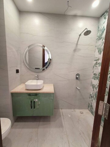 Bathroom in 3 BHK Builder Floor at Navjeevan Vihar – for Rent