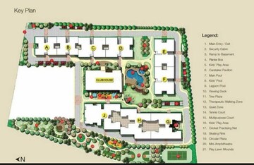 Master Plan in 3 BHK Apartment at Adarsh Lakefront Phase 2, Marathahalli Orr – for Rent
