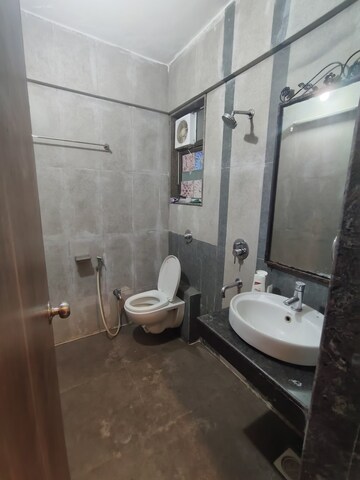 Bathroom in 3 BHK Apartment at HDIL Metropolis Residences, Andheri West – for Rent