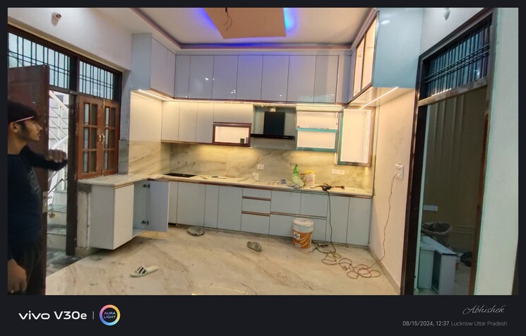 Kitchen, jankipuram 3 Bedroom 1450 Sq.Ft. Independent House In Jankipuram Lucknow 8057215