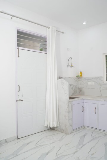 Bathroom in 2 BHK Builder Floor at Jakhan – for Rent