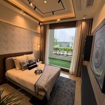 Living Room in 1 BHK Apartment at Sunteck One World, Tivri – for Sale