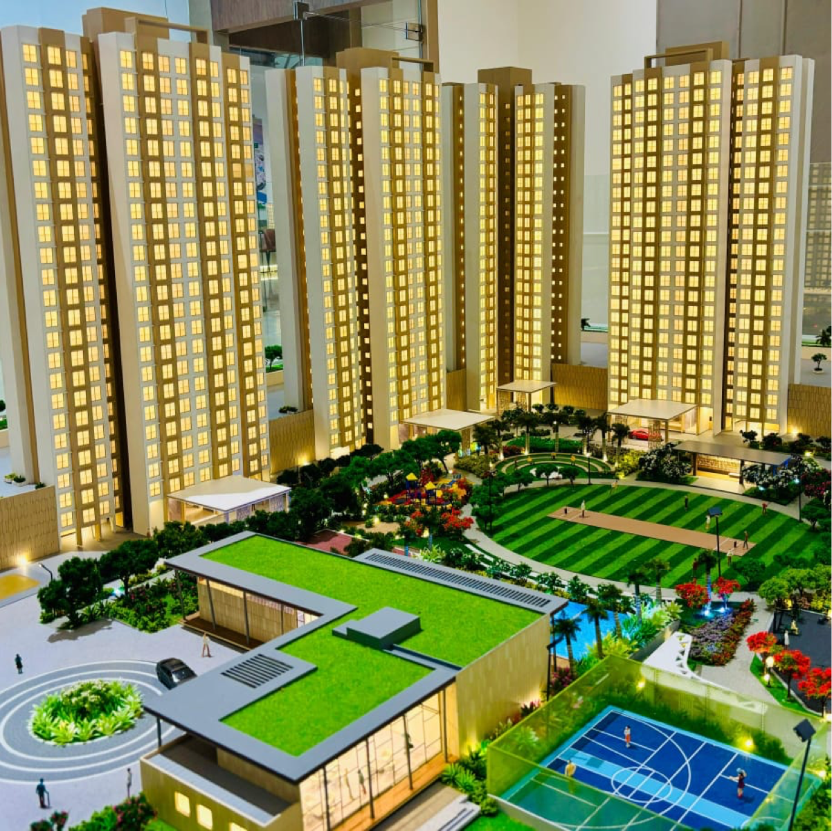 1 BHK + Pooja Room 311 Sq.Ft. Apartment in Sunteck One World
