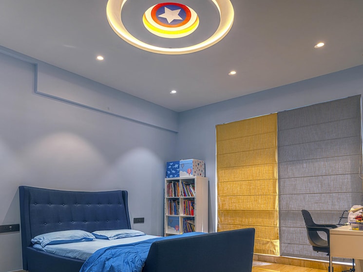 Bedroom, dsk-sundarban 1 Bedroom 555 Sq.Ft. Apartment In Hadapsar Pune 8057409