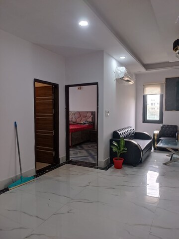 Living Room in 3 BHK Builder Floor at Ansal Sushant Lok I, Sector 43 – for Rent