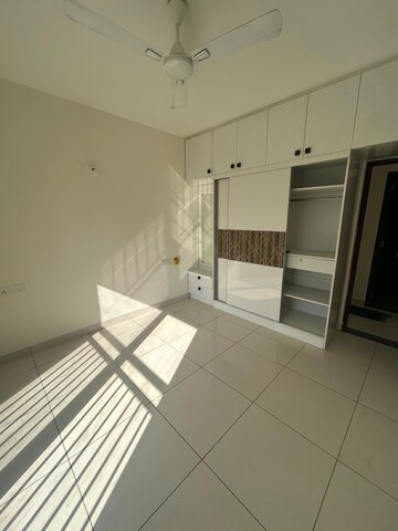 Balcony in 3.5 BHK Apartment at Puravankara Palm Beach, Hennur – for Rent