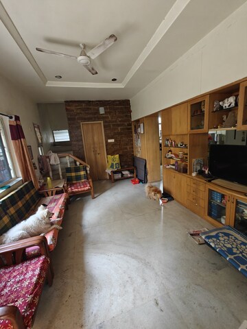 Living Room in 2 BHK Villa at Bavdhan Bungalow Plots, Bavdhan – for Rent