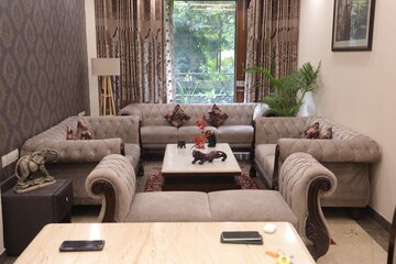 Living Room in 4 BHK Apartment at Saket – for Rent