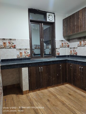 Kitchen in 1 BHK Builder Floor at Palm Residency Chhatarpur, Chattarpur – for Rent