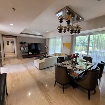 Living Room in 3 BHK Apartment at Godrej Meridien, Mohammad Heri Village – for Rent
