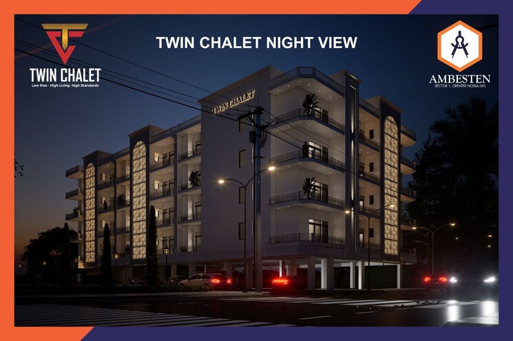 Exterior View, ambesten-twin-county 2 Bedroom 1050 Sq.Ft. Apartment In Sector 1 Greater Noida Greater Noida 8057596