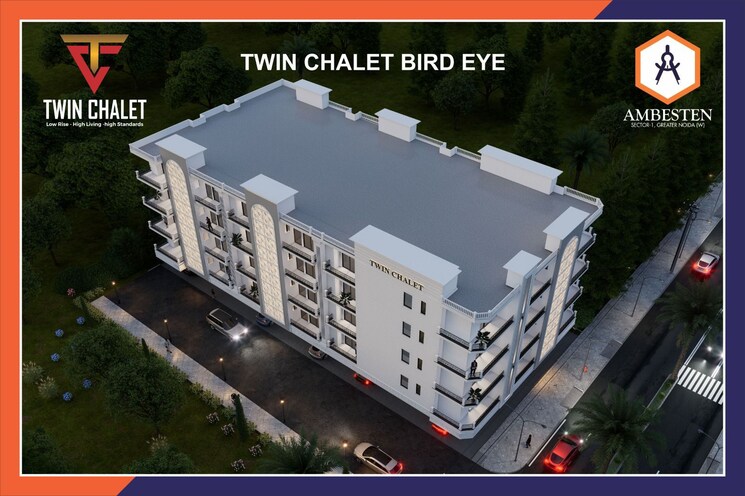 Exterior View, ambesten-twin-county 2 Bedroom 1050 Sq.Ft. Apartment In Sector 1 Greater Noida Greater Noida 8057596