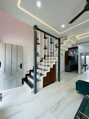 Staircase in 3 BHK Independent House at Sunny Enclave – for Sale