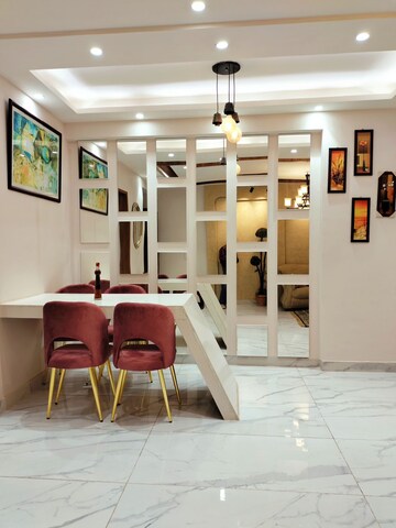 Living Room in 3.5 BHK Builder Floor at Panchkula Urban Estate – for Rent
