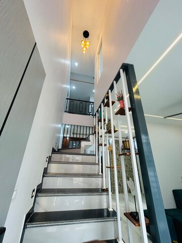Staircase in 3 BHK Independent House at Sunny Enclave – for Sale