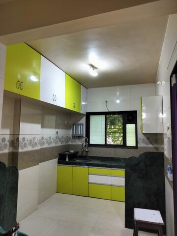 Kitchen in 3 BHK Apartment at Sonam Indraprasth, Mira Road – for Rent