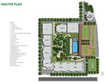 Master Plan in 2 BHK Apartment at Rajesh Raj Infinia, Malad West – for Sale