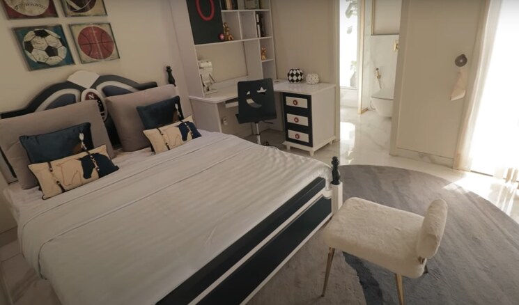 Master Bedroom, smart-world-orchard 3 Bedroom 1630 Sq.Ft. Apartment In Sector 61 Gurgaon 8057865