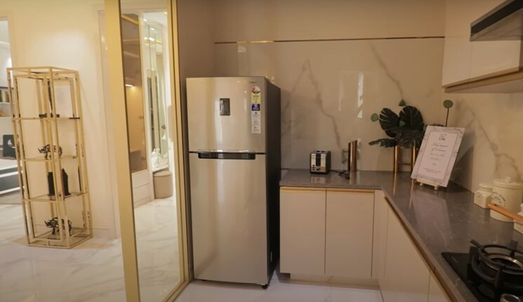 Kitchen, smart-world-orchard 3 Bedroom 1630 Sq.Ft. Apartment In Sector 61 Gurgaon 8057865