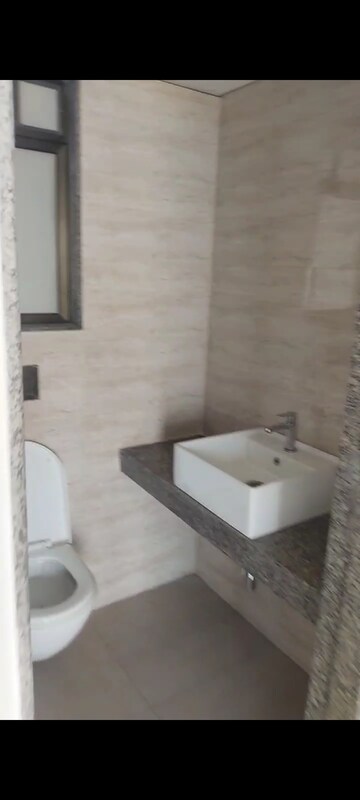 Bathroom in 2 BHK Apartment at Sunteck Maxxworld, Naigaon East – for Rent