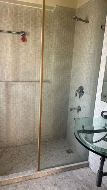 Bathroom in 4 BHK Apartment at Anand Lok – for Rent