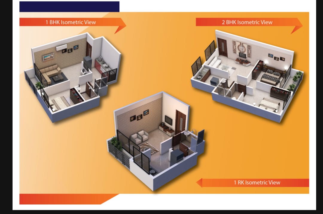 1 BHK 600 Sq.Ft. Apartment in Nilkanth CHS