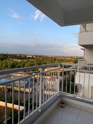 Balcony in 3.5 BHK Apartment at Puravankara Palm Beach, Hennur – for Sale