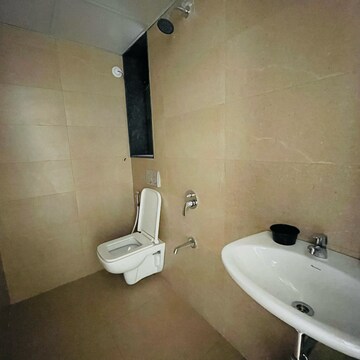 Bathroom in 1 BHK Apartment at Runwal Eirene, Yashaswi Nagar – for Rent